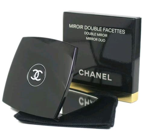 chanel double compact mirror